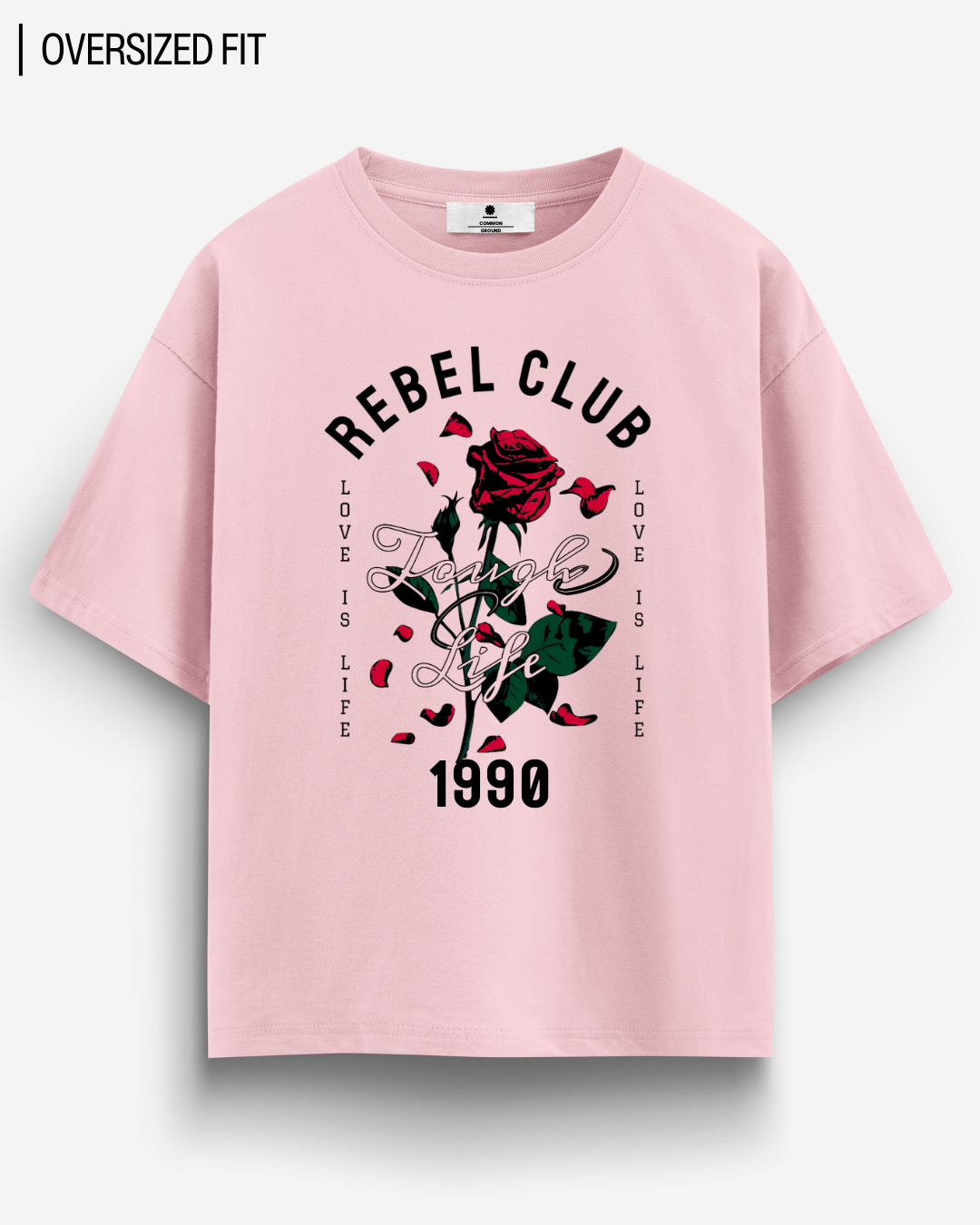 REBEL CLUB OVERSIZED T-SHIRT