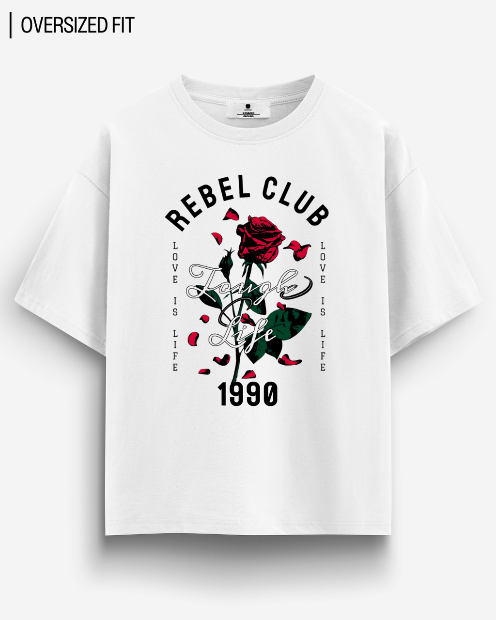REBEL CLUB OVERSIZED T-SHIRT