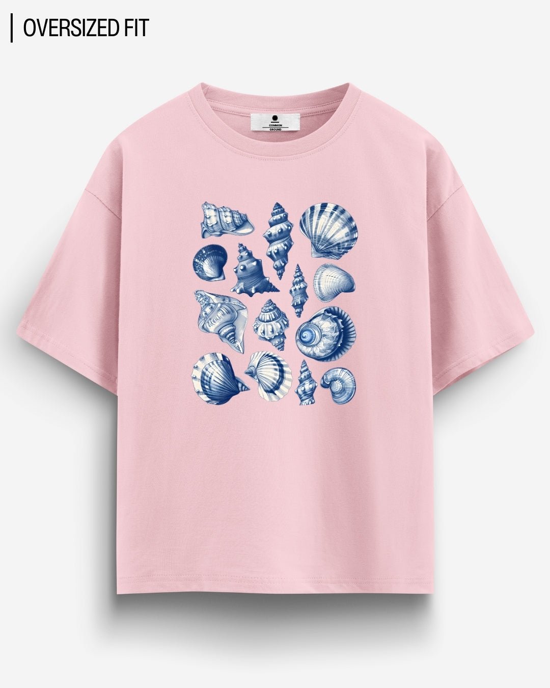 SEA SHELLS OVERSIZED T-SHIRT