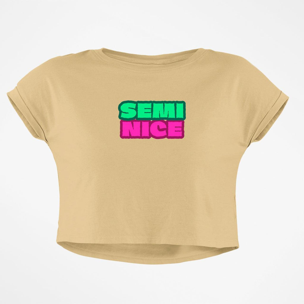 SEMI NICE CROP TOP