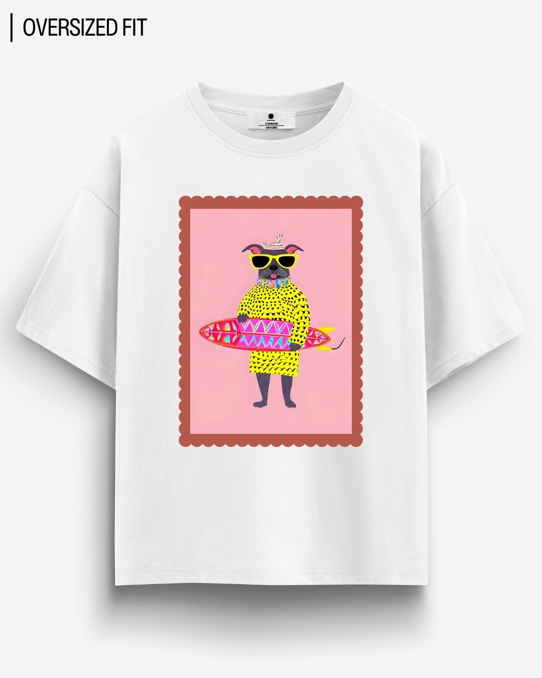 SURFER DOG OVERSIZED T-SHIRT