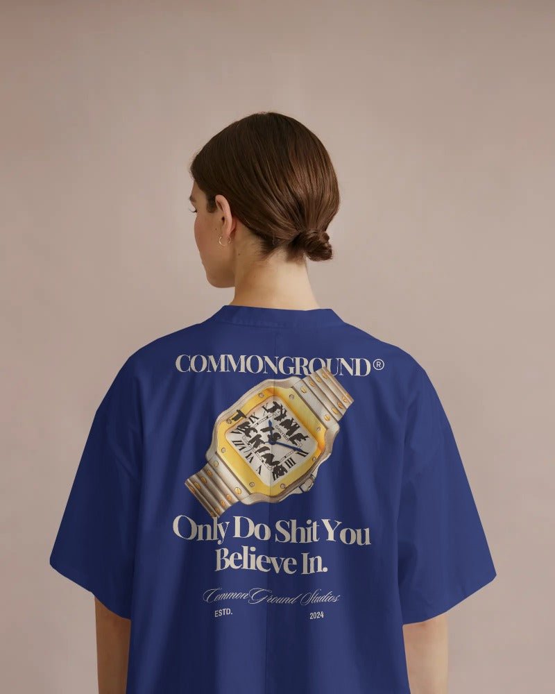 TIME IS TICKING OVERSIZED T-SHIRT