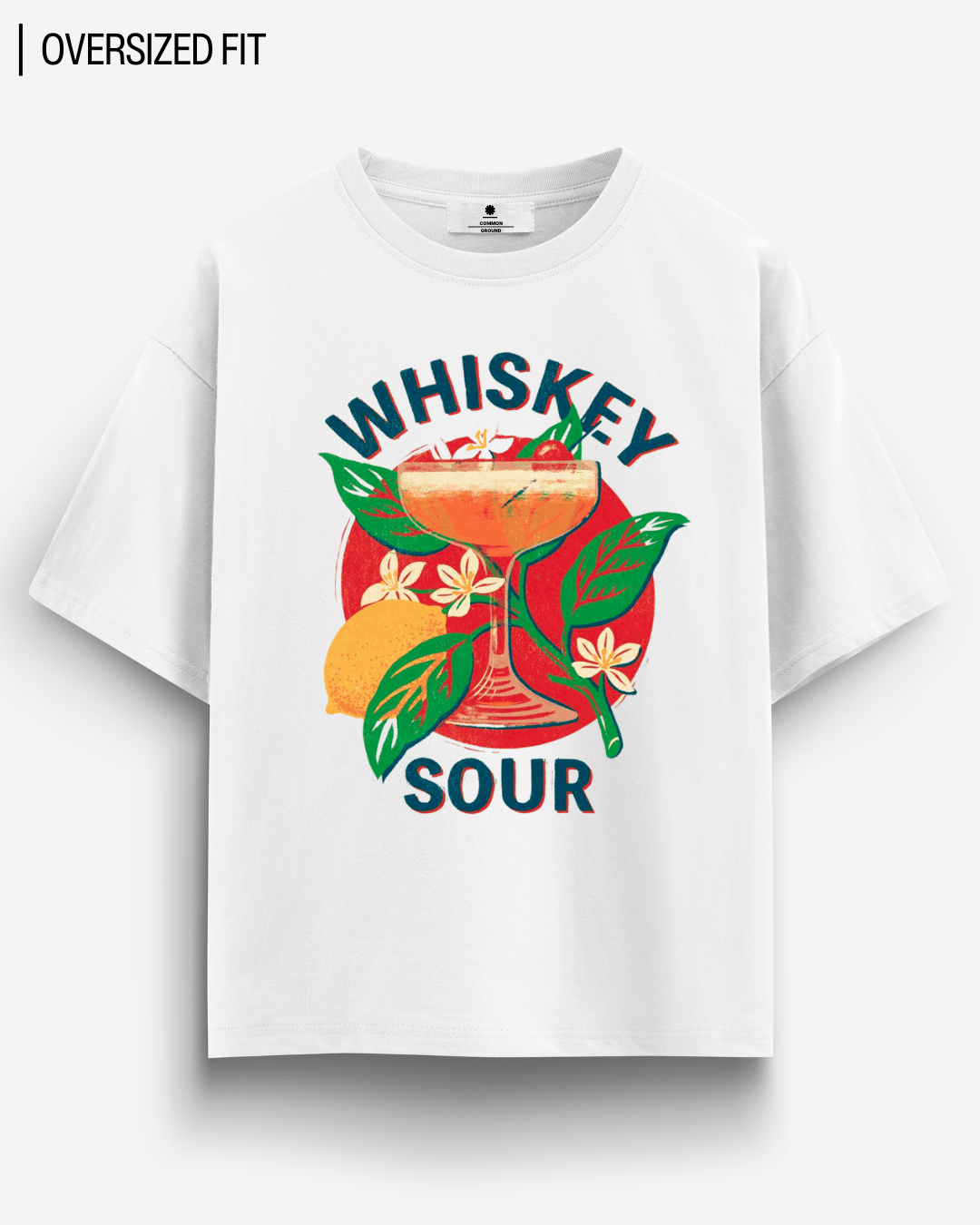 WHISKEY SOUR OVERSIZED T-SHIRT